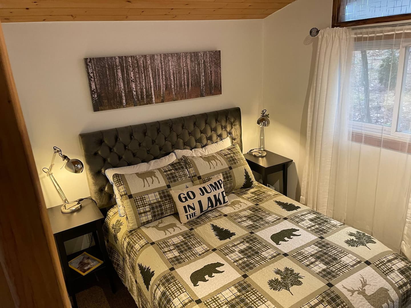Bedroom 1 with a double bed